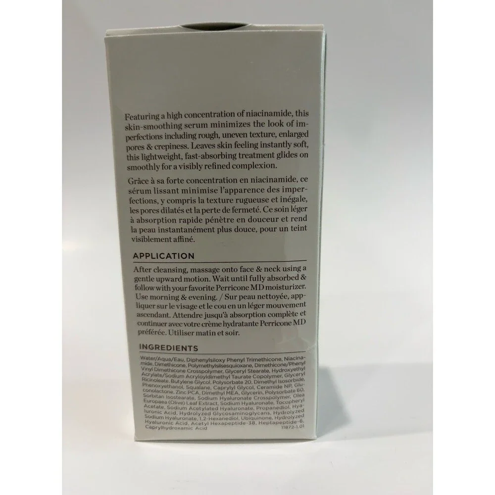 Perricone MD High Potency Intensive Smoothing Serum 2 oz 59mL Niacinamide NEW